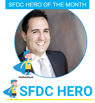 Salesforce Hero of the Month by Saasnic, March 2018